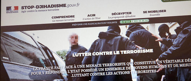Le site officiel du gouvernement contre le terrorisme, les reseaux djihadistes et l'embrigadement djihadiste (Photo d'illustration)