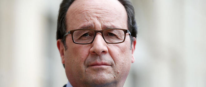 Le president de la Republique francaise, Francois Hollande