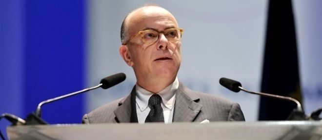Le ministre de l'Interieur Bernard Cazeneuve, a Chateauroux, le 10 septembre 2016