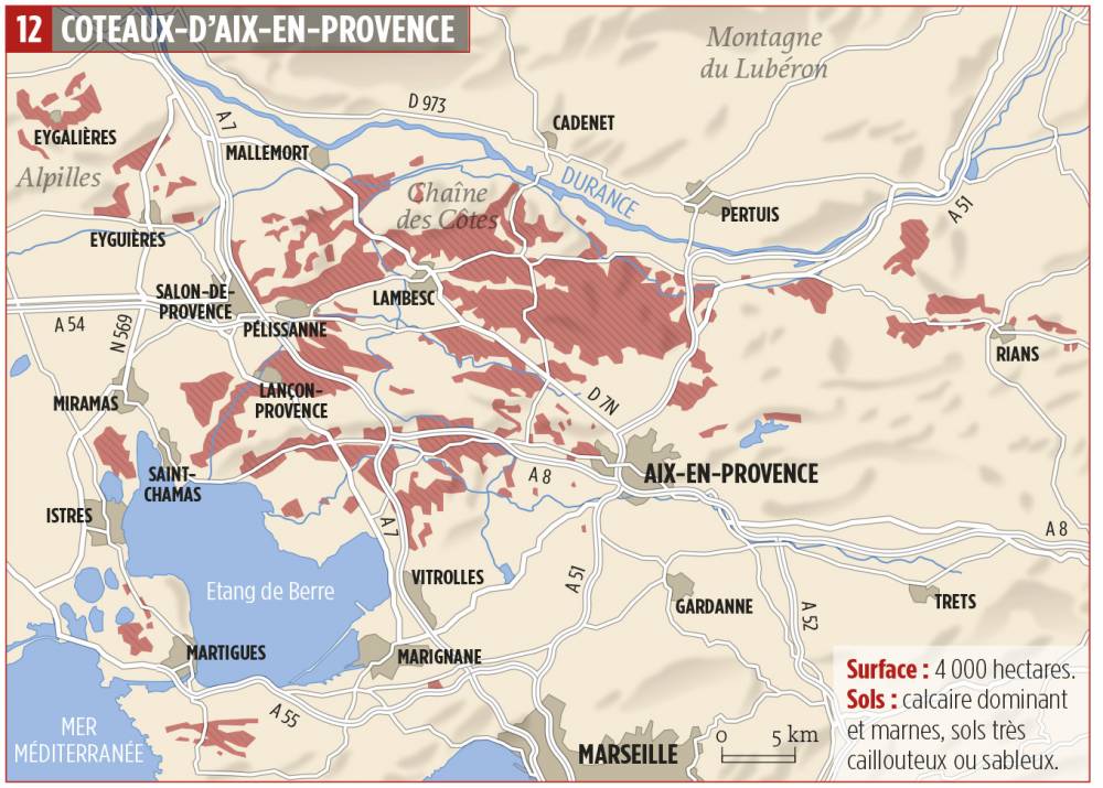 Spécial vins coteauxd'aixenprovence passe au rouge