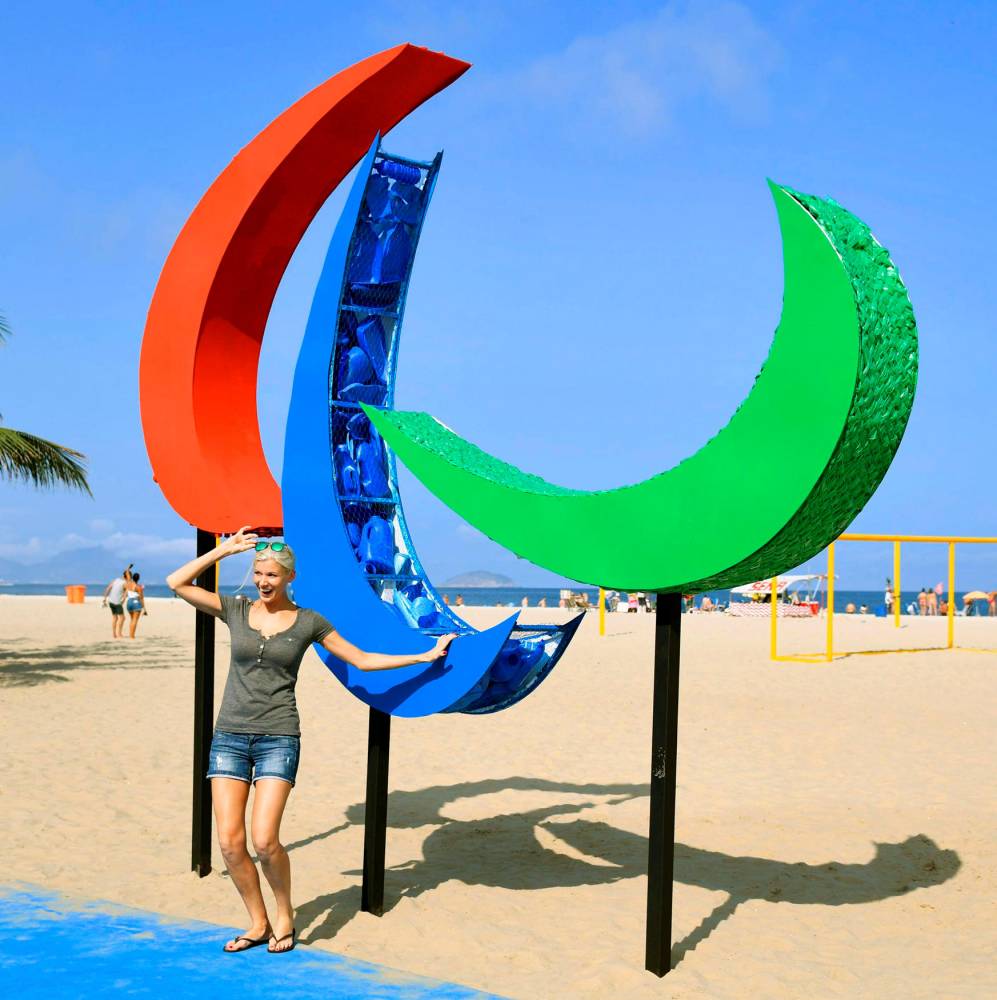 Jeux paralympiques 2016, Rio de Janeiro, logo © Kyodo Maxppp