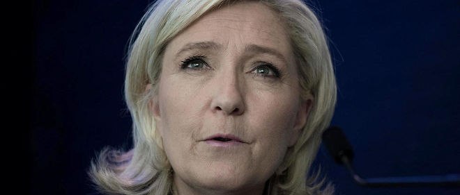 Marine Le Pen preside le groupe politique de l'Europe des Nations et des Libertes au Parlement.