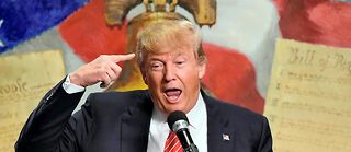 L'encombrant Donald Trump indispose les caciques du Parti républicain. ©TIMOTHY A. CLARY