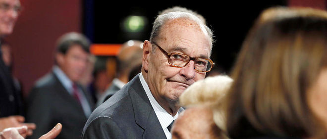 Jacques Chirac en novembre 2014 lors d'une de ses dernieres apparitions publiques. 