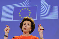 L'ex-commissaire europ&eacute;enne &agrave; la Concurrence &eacute;tait directrice d'une soci&eacute;t&eacute; offshore
