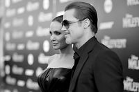 Brad Pitt et Angelina Jolie ont annonce leur divorce la semaine derniere. (C)Charley Gallay