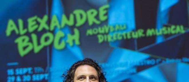 Le chef d'orchestre Alexandre Bloch, 31 ans, le 15 septembre 2016 a Lille