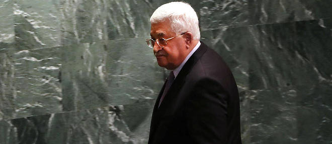Le president de l'Autorite palestinienne Mahmoud Abbas le 22 septembre a l'ONU. 