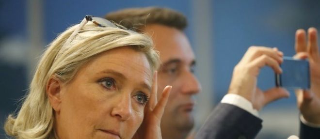 Marine Le Pen a Paris le 22 septembre 2016