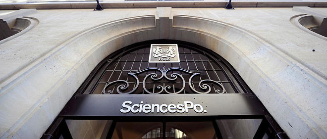 L'entree de Sciences Po. Paris