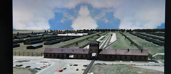 Modelisation 3D du camp d'Auschwitz.