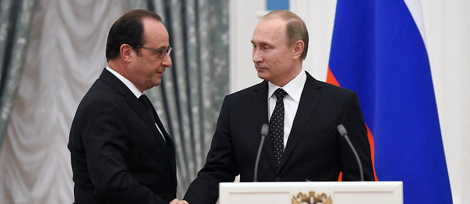 Francois Hollande et Vladimir Poutine en novembre 2015. 