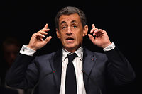 Nicolas Sarkozy, un candidat qui peine à s'imposer dans la primaire de la droite. ©JEAN-FRANCOIS MONIER