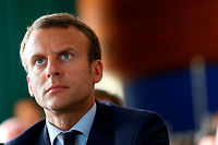 En se référant à la gauche, Emmanuel Macron entre dans ce jeu infernal de guerre civile qui a trop longtemps pollué la vie politique française.  ©ROMAIN PERROCHEAU
