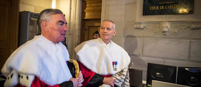 Bertrand Louvel et Jean-Claude Marin, les deux plus hauts magistrats de France.