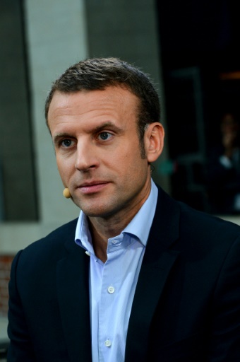 Emmanuel Macron, le 14 octobre 2016 à Paris © ERIC PIERMONT AFP