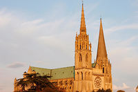 La cathédrale de Chartres. Image d'illustration.