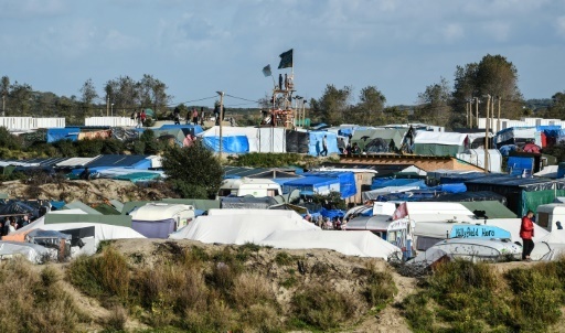 La "Jungle" de Calais, le 17 octobre 2016 