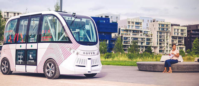 Navya, un bus autonome deja en fonctionnement.
