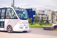 Navya, un bus autonome déjà en fonctionnement. ©P. Salomé