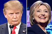 Les sondeurs predisent que le vote pour les petits candidats fera perdre 10 % a Hillary Clinton et 7 a Donald Trump. (C)DSK