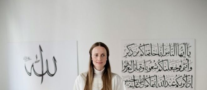 Une photo de 2016 montrant Sherin Khankan, imam danoise, figure d'un "feminisme islamique"