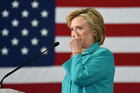 À seulement dix jours du scrutin, le FBI a décidé de rouvrir le dossier sur les e-mails d'Hillary Clinton. ©JOSH EDELSON