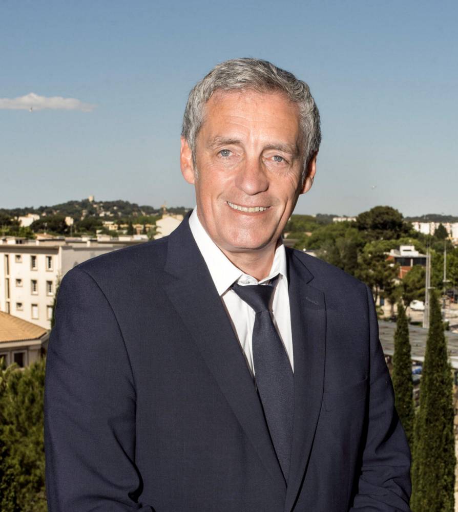 Philippe Saurel, maire DVG de Montpellier, président de Montpellier Méditerranée Métropole. © Ian Hanning/REA 