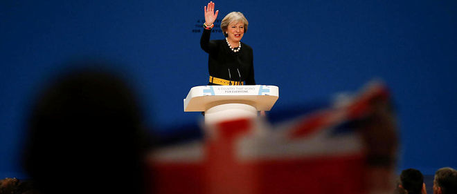 La Premiere ministre britannique Theresa May