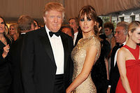 Donald Trump et son épouse, en mai 2011, au Metropolitan Museum of Art de New York. ©Larry Busacca