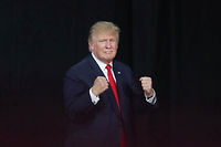 Donald Trump devient le 45e president des Etats-Unis. (C)Joe Raedle