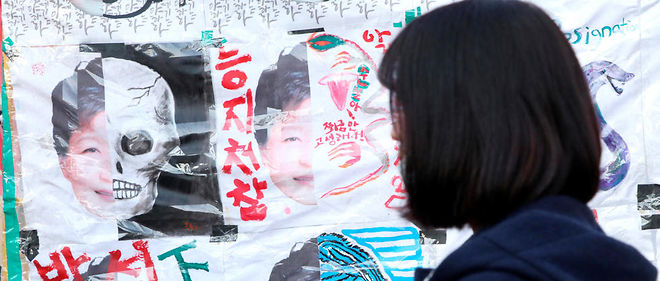Les appels a la demission visant la presidente se sont multiplies en Coree du Sud. 
