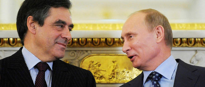  
Si Francois Fillon entre a l'Elysee, Vladimir Poutine comptera un nouvel ami dans le cercle des dirigeants occidentaux. Photo prise a Moscou en novembre 2011, quand les deux hommes etaient tous deux Premiers ministres.
 
 