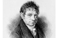 Portrait de Jean-Baptiste Say. Gravure de Godefroy Engelmann d'après un dessin d'Achille Devéria (1800-1857). 