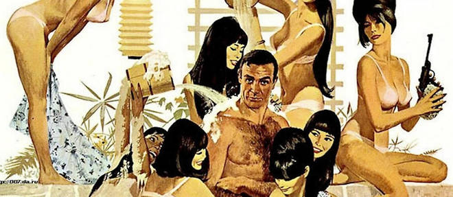 Il n'y a pas que dans les films de James Bond que le sexe est utilise comme une "arme diplomatique". (Photo : detail de l'affiche de "On ne vit que deux fois", avec Sean Connery, sorti en 1967).