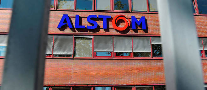L'usine d'Alstom a Belfort, menacee de fermeture, symbole des difficultes industrielles en France.