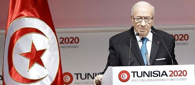 Beji Caid Essebsi a l'ouverture de Tunisia 2020 le 29 novembre 2016.
 