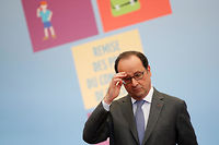 François Hollande n'a pas évoqué sa succession et n'a pas eu un mot sur Manuel Valls. ©GONZALO FUENTES