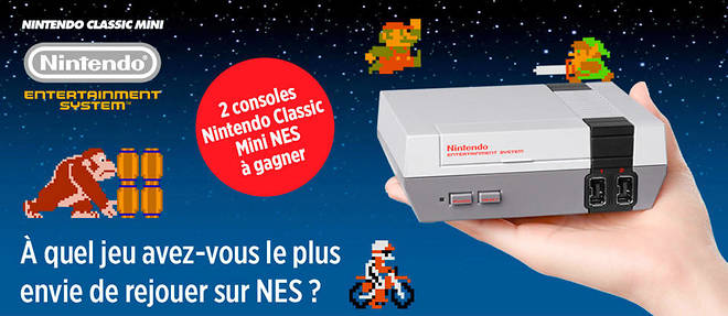 2 consoles Nintendo Classic Mini NES sont a gagner sur Le Point Pop
