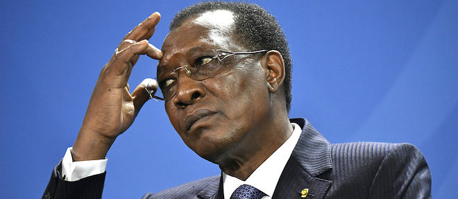 Idriss Deby Itno, president du Tchad, a fort a faire avec une situation economique desastreuse et une population remontee contre les mesures qu'il preconise avec son gouvernement.