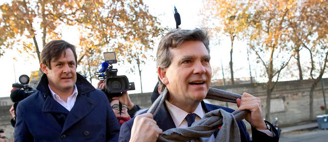 Arnaud Montebourg le 1er decembre a Paris. Il se voit comme le conciliateur des gauches.