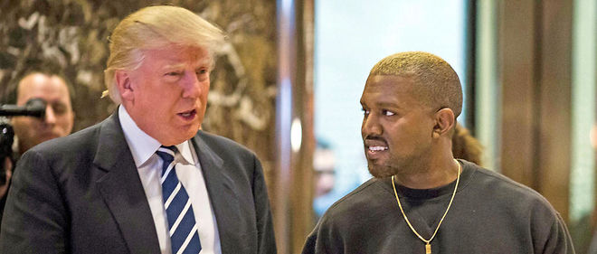 Kanye West, qui a ete recu par Donald Trump a New-York, a affirme qu'ils etaient << amis depuis longtemps >>.