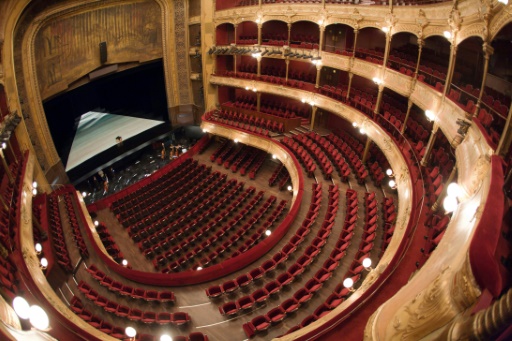Le Théâtre du Châtelet ferme pour de lourds travaux de rénovation, de mars 2017 à septembre 2019 © LOIC VENANCE AFP/Archives