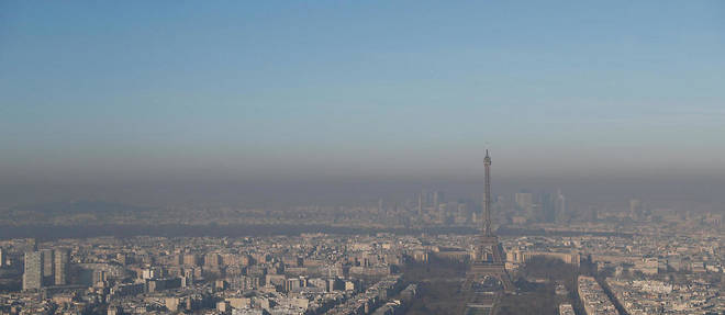 Le pic de pollution dans la region parisienne, la faute a l'Allemagne ? Image d'illustration.