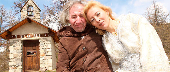 Marcel et Sandrine Amphoux lors du tournage d'un clip.
