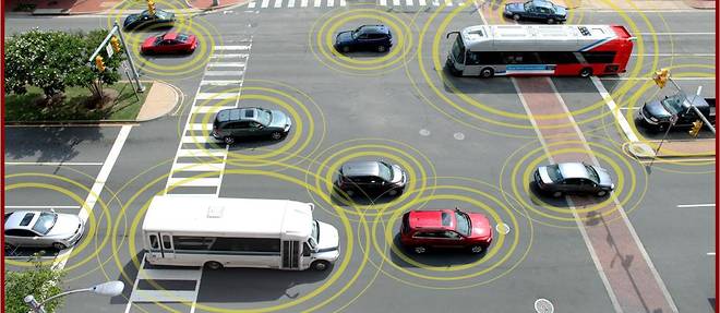 Les Etats-Unis preconisent deja une communication inter-vehicules normalisee a 300 metres de portee
 