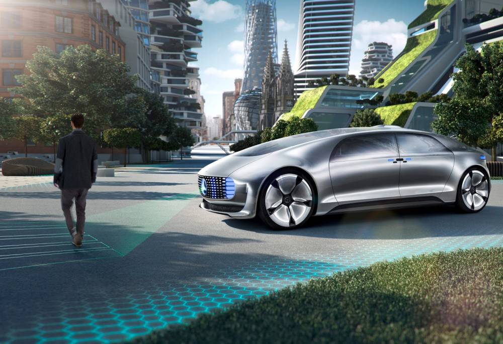 voiture autonome robotisée ©  Mercedes