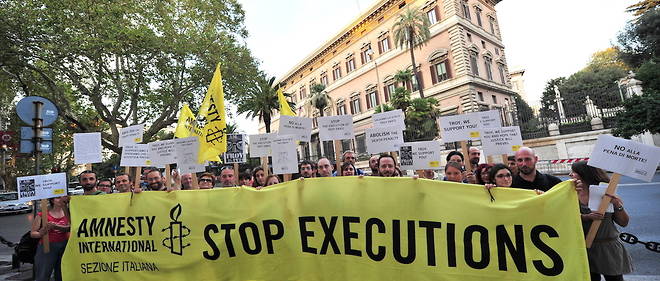 Une manifestation pour l'abolition de la peine de mort en 2011.