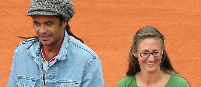 Yannick Noah et Mary Pierce, les deux derniers vainqueurs francais de Roland-Garros.