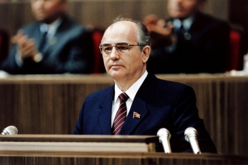 Le pere de la perestroika, Mikhail Gorbatchev, a Moscou, le 25 decembre 1991